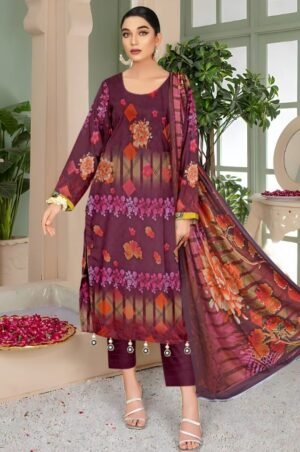 BAAD- E-NASEEM DARK PURPLE DP-10