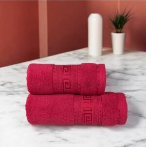 CLASSIC COMBED TOWEL-RED